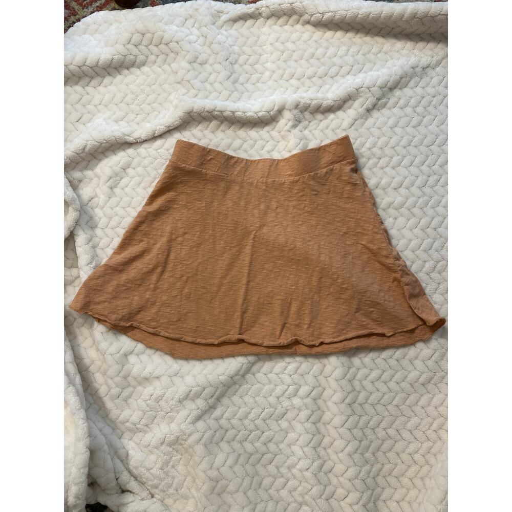 Free-est by Free People mini skirt size XS orange/tan color